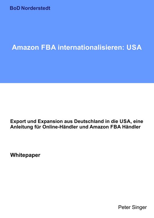 Produktbild: Amazon FBA internationalisieren: USA