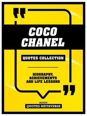 Produktbild: Coco Chanel - Quotes Collection