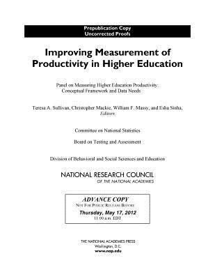 Produktbild: Improving Measurement of Productivity in Higher Education