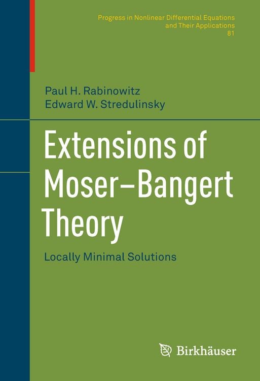 Produktbild: Extensions of Moser&ndash;Bangert Theory