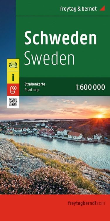 Produktbild: Freytag & berndt Stra&szlig;enkarte Schweden 1:600.000