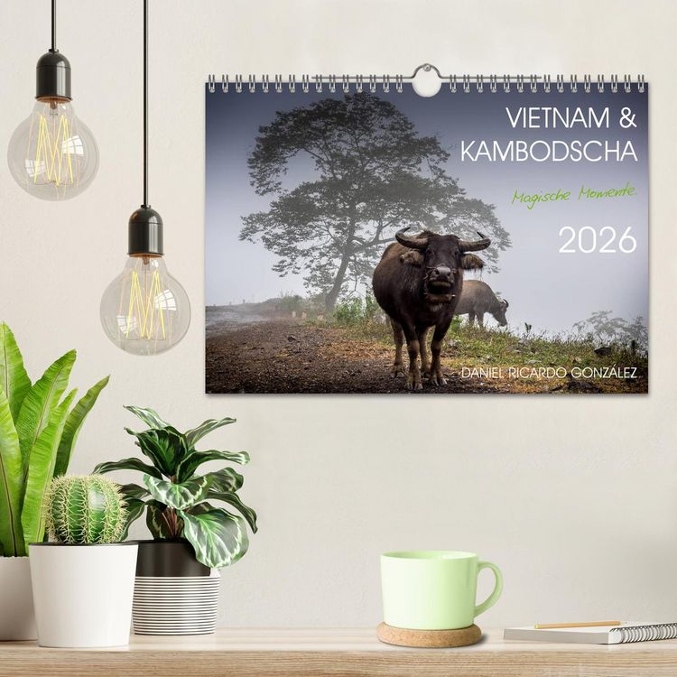 Produktbild: Vietnam und Kambodscha - Magische Momente. (Wandkalender 2026 DIN A4 quer), CALVENDO Monatskalender