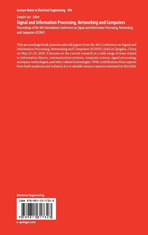 Produktbild: Signal and Information Processing, Networking and Computers