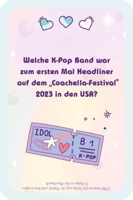 Produktbild: Kartenspiel: Das ultimative K-Pop-Quiz