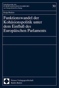 Produktbild: Funktionswandel der Koh&auml;sionspolitik unter dem Einflu&szlig; des Europ&auml;ischen Parlaments