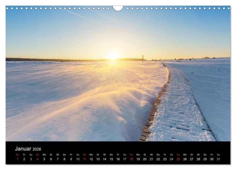 Produktbild: HOHES VENN - Einblicke in ein Hochmoor (Wandkalender 2026 DIN A3 quer), CALVENDO Monatskalender