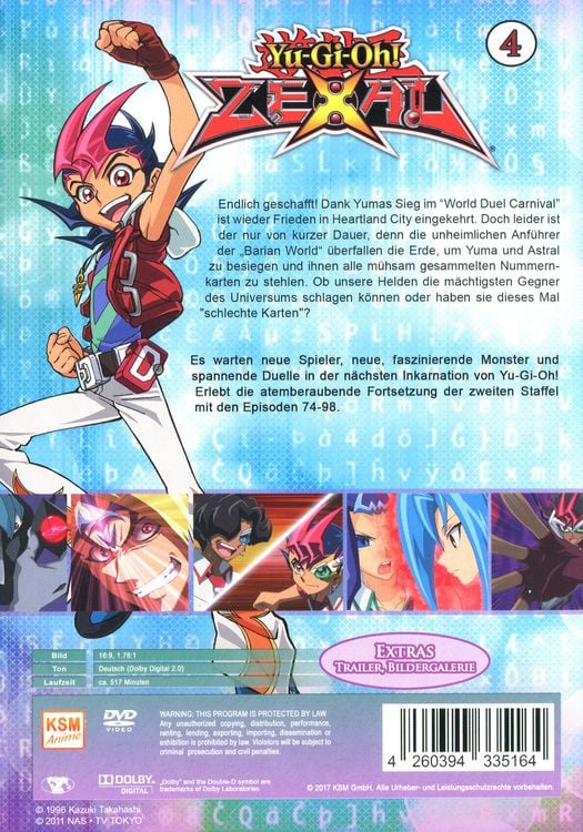 Produktbild: Yu-Gi-Oh! - Zexal - Staffel 2.2/Episode 74-98 [5 DVDs]