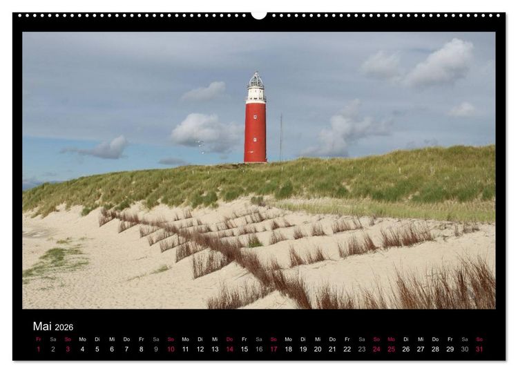 Produktbild: Texel, eine Perle Hollands (Wandkalender 2026 DIN A2 quer), CALVENDO Monatskalender