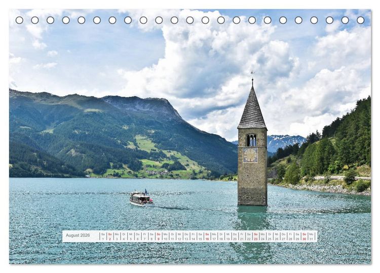Produktbild: Sommer im Vinschgau (Tischkalender 2026 DIN A5 quer), CALVENDO Monatskalender