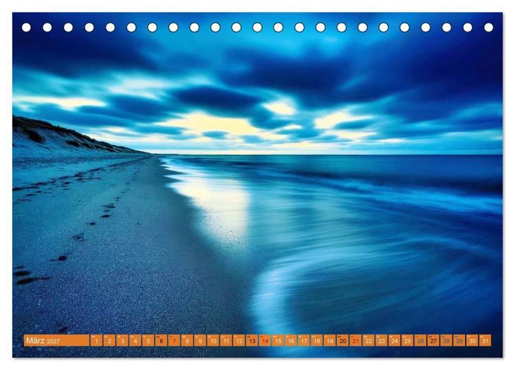 Produktbild: Ostsee in Langzeitbelichtung (Tischkalender 2027 DIN A5 quer), CALVENDO Monatskalender