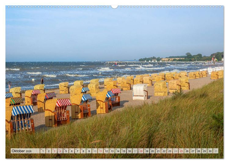 Produktbild: Niendorf Ostsee (Wandkalender 2026 DIN A2 quer), CALVENDO Monatskalender