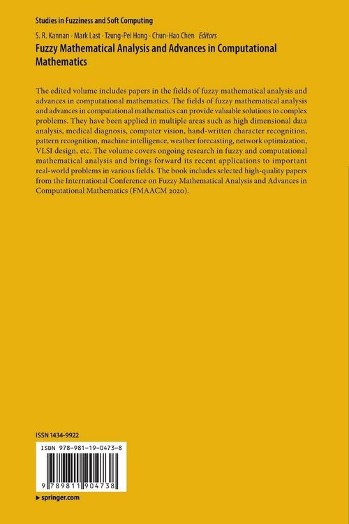 Produktbild: Fuzzy Mathematical Analysis and Advances in Computational Mathematics