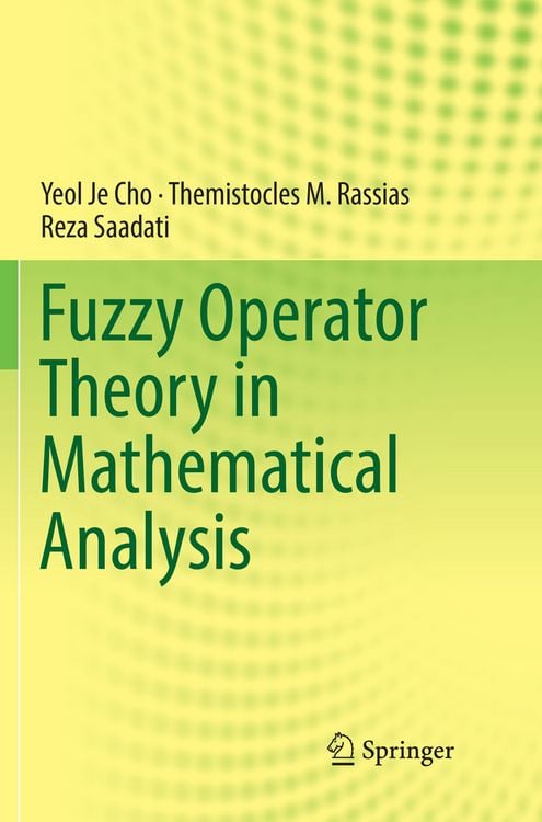 Produktbild: Fuzzy Operator Theory in Mathematical Analysis