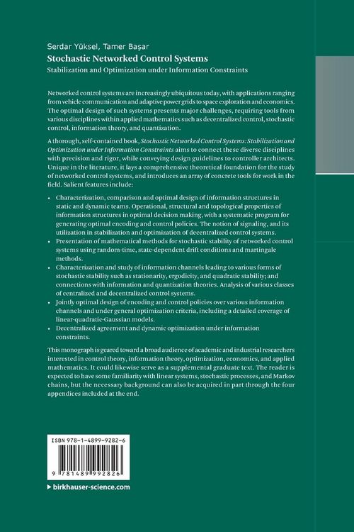 Produktbild: Stochastic Networked Control Systems