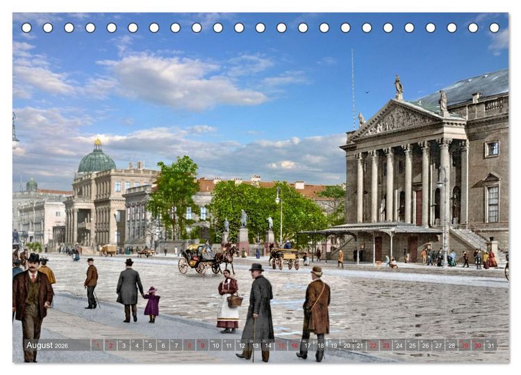 Produktbild: Berlin zur Kaiserzeit &ndash; Fotos neu restauriert und detailkoloriert (Tischkalender 2026 DIN A5 quer), CALVENDO Monatskalender