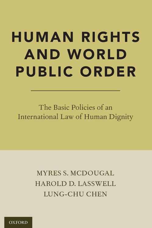 Produktbild: Human Rights and World Public Order