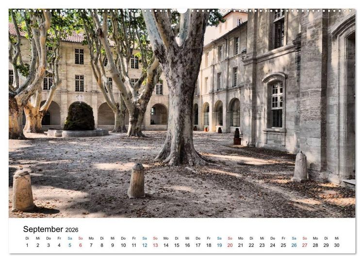 Produktbild: Avignon - Weltkulturerbe der UNESCO (Wandkalender 2026 DIN A2 quer), CALVENDO Monatskalender