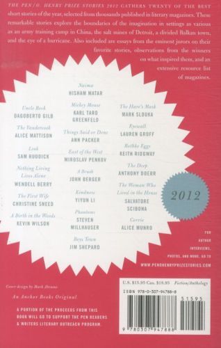 Produktbild: The PEN/O. Henry Prize Stories 2012