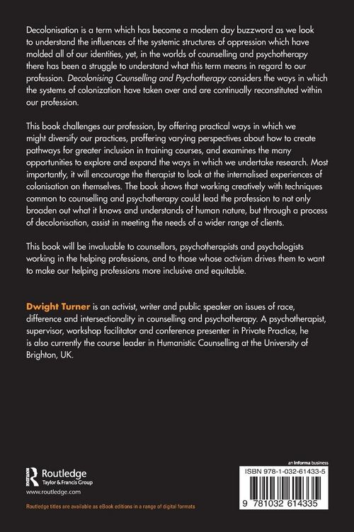 Produktbild: Decolonising Counselling and Psychotherapy