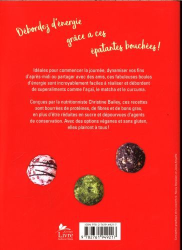 Produktbild: Fabuleuses boules d'&eacute;nergie : recettes faciles et sans cuisson