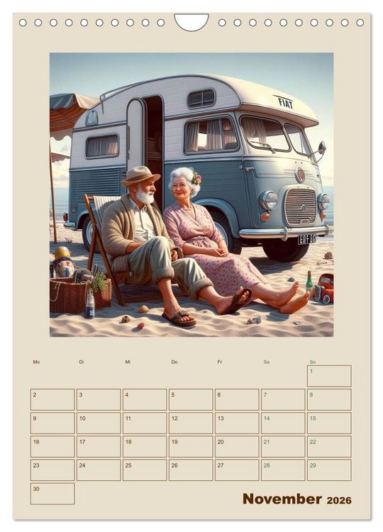 Produktbild: Campingromantik das Leben ist ein Abenteuer (Wandkalender 2026 DIN A4 hoch), CALVENDO Monatskalender