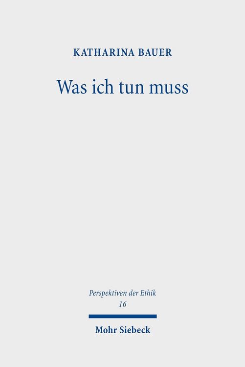 Produktbild: Was ich tun muss