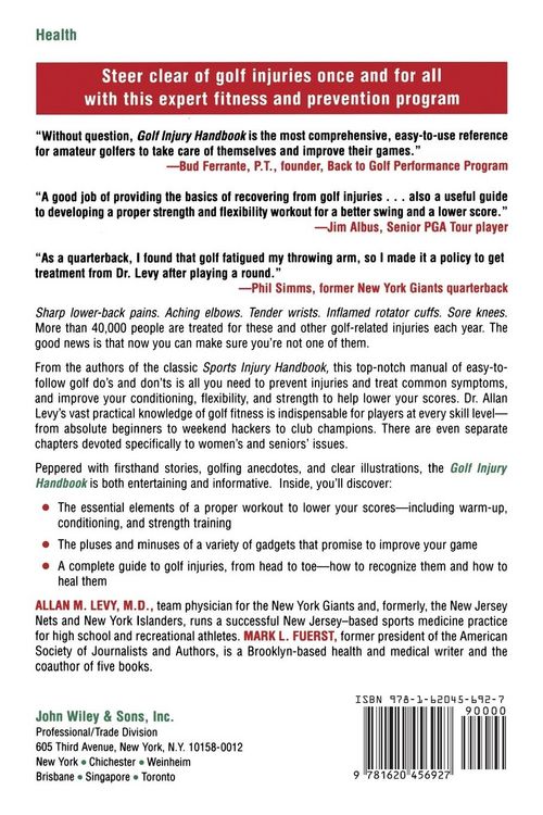 Produktbild: Golf Injury Handbook
