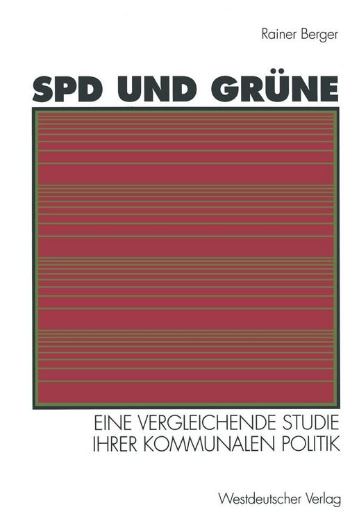 Produktbild: SPD und Gr&uuml;ne