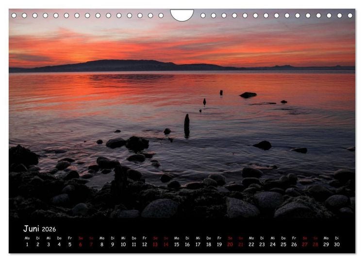 Produktbild: Traumhaft sch&ouml;ner Bodensee (Wandkalender 2026 DIN A4 quer), CALVENDO Monatskalender
