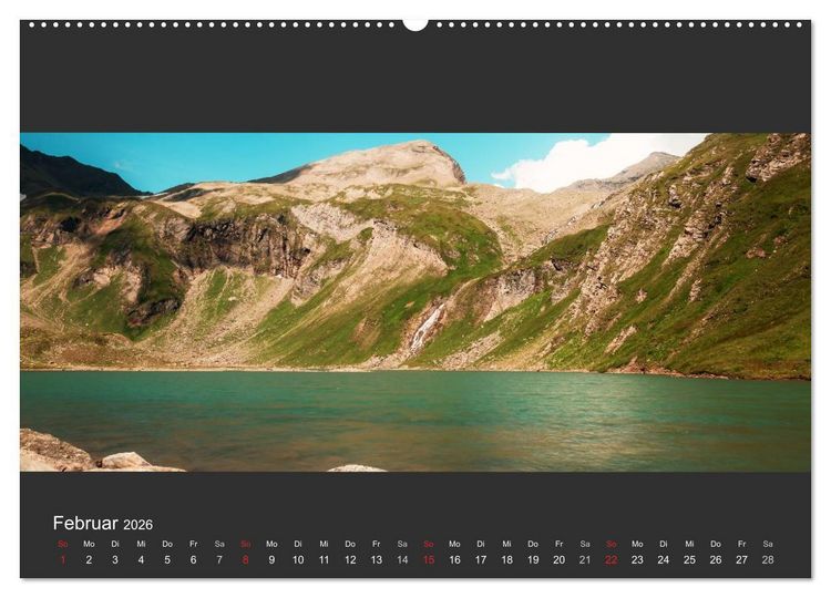 Produktbild: Alpenpanorama 2026 (Wandkalender 2026 DIN A2 quer), CALVENDO Monatskalender