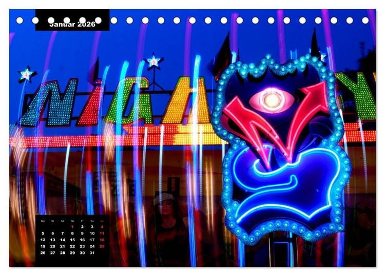 Produktbild: Kirmesrummel (Tischkalender 2026 DIN A5 quer), CALVENDO Monatskalender