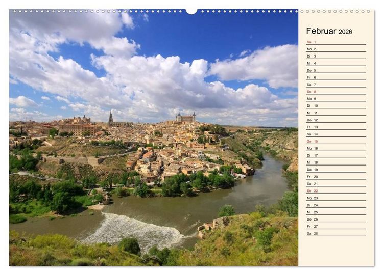 Produktbild: Burgen in Spanien (Wandkalender 2026 DIN A2 quer), CALVENDO Monatskalender