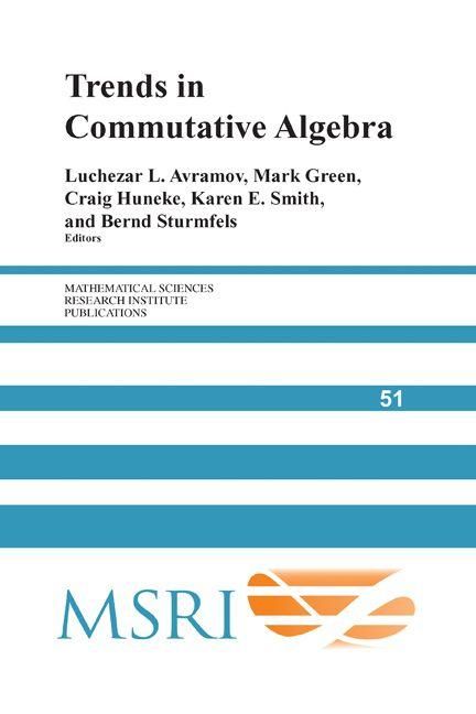 Produktbild: Trends in Commutative Algebra