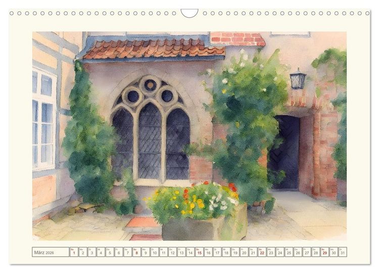 Produktbild: Zauberhaftes L&uuml;neburg (Wandkalender 2026 DIN A3 quer), CALVENDO Monatskalender
