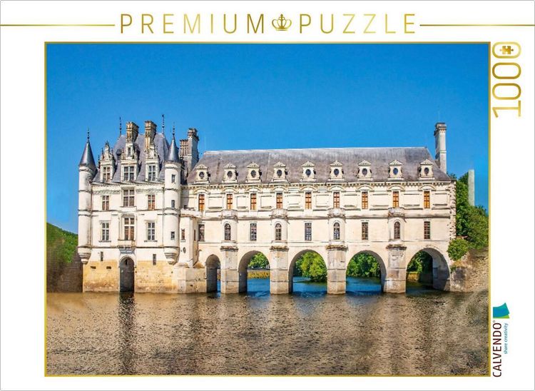Produktbild: CALVENDO Puzzle Schloss Chenonceau | 1000 Teile Lege-Gr&ouml;&szlig;e 64x48cm Foto-Puzzle f&uuml;r gl&uuml;ckliche Stunden