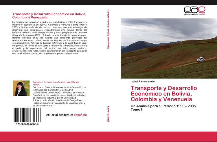 Produktbild: Transporte y Desarrollo Econ&oacute;mico en Bolivia, Colombia y Venezuela