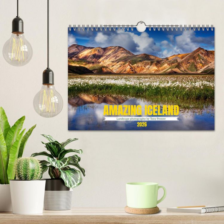 Produktbild: Amazing Iceland (Wall Calendar 2026 DIN A4 landscape), CALVENDO 12 Month Wall Calendar