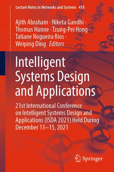 Produktbild: Intelligent Systems Design and Applications