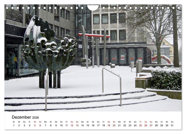 Produktbild: Velbert - Stadt der Schl&ouml;sser und Beschl&auml;ge (Wandkalender 2026 DIN A4 quer), CALVENDO Monatskalender