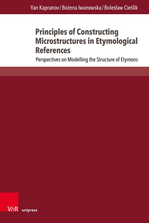 Produktbild: Principles of Constructing Microstructures in Etymological References