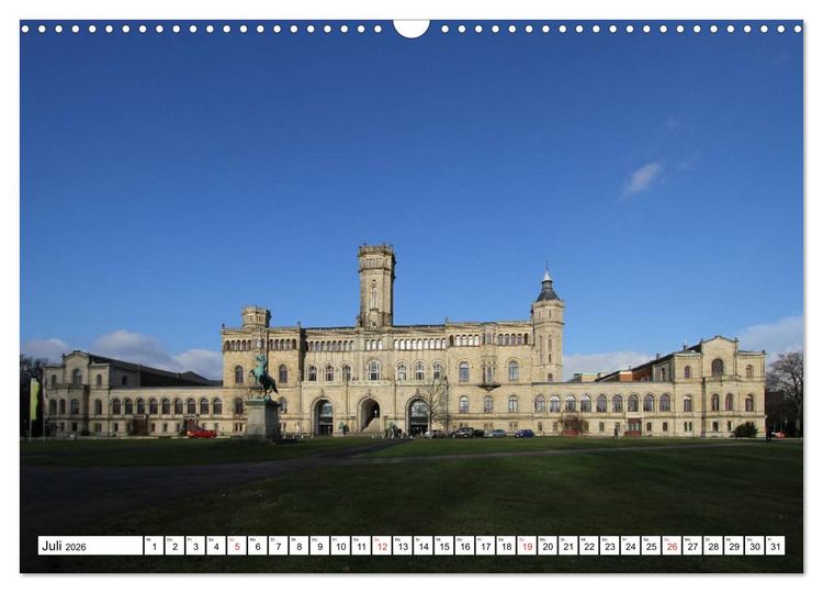 Produktbild: Hannover - besondere Ansichten einer Stadt (Wandkalender 2026 DIN A3 quer), CALVENDO Monatskalender