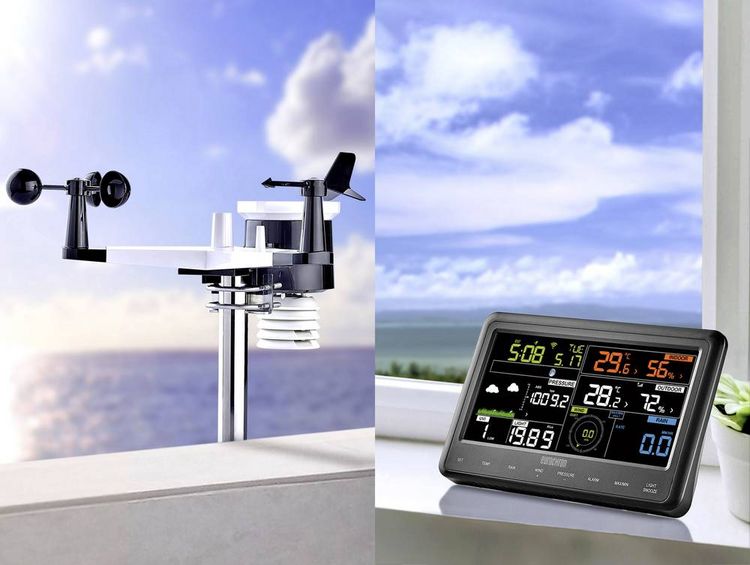Produktbild: Eurochron EFWS 2900 Funk-Wetterstation Vorhersage f&uuml;r 12 bis 24 Stunden