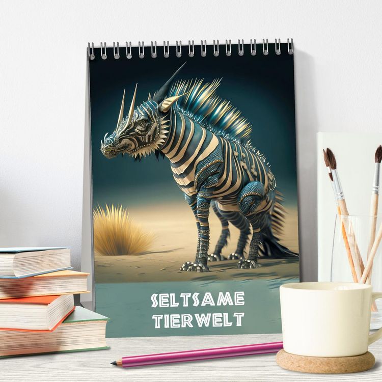 Produktbild: Seltsame Tierwelt (Tischkalender 2026 DIN A5 hoch), CALVENDO Monatskalender