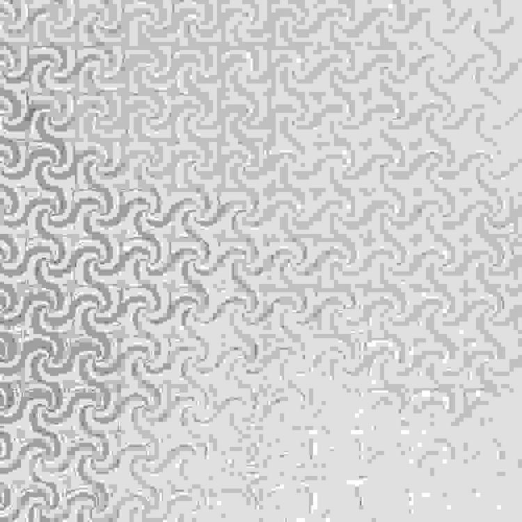 Produktbild: Geschenkpapier Holographisch mit Sternen, Silber