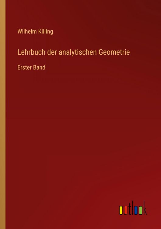 Produktbild: Lehrbuch der analytischen Geometrie