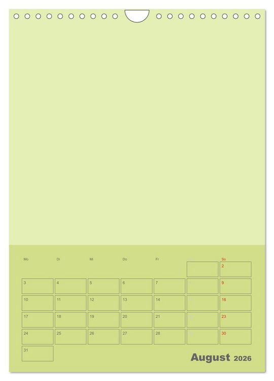 Produktbild: Bastel Terminkalender (Wandkalender 2026 DIN A4 hoch), CALVENDO Monatskalender