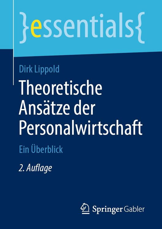 Produktbild: Theoretische Ans&auml;tze der Personalwirtschaft