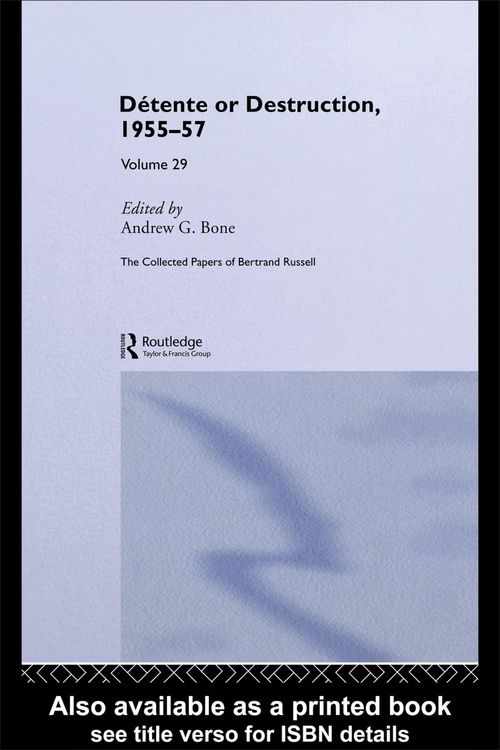 Produktbild: The Collected Papers of Bertrand Russell Volume 29