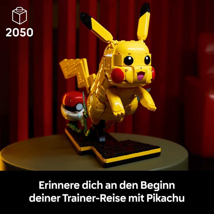Produktbild: LEGO Pok&eacute;mon 72152 Pikachu und Pok&eacute;ball, 3D Puzzle zum Videospiel