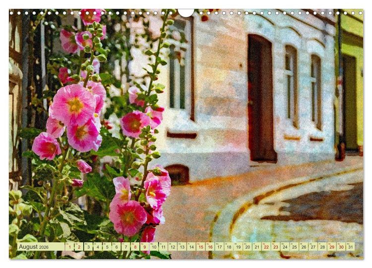 Produktbild: Hansestadt Wismar - UNESCO-Welterbestadt in feinen Aquarellfarben (Wandkalender 2026 DIN A3 quer), CALVENDO Monatskalender